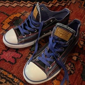 Converse All Stars Purple with Stripes Junior size 5